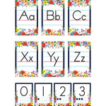 Teacher Created Resources Wildflowers Alphabet Bulletin Board Set, 37/Set (TCR6818)
