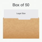 Pendaflex File Folder, 1-Tab, Legal Size, Kraft, 50/Box (1007042)
