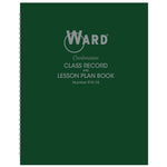 Ward Undated Combination Class Record and Lesson Plan Book, 8.5" x 11", 25/Pack (WRD-910-18-CP)
