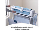 Cricut Smart Stencil Die Cutting Crafting Roll, Translucent Blue (2009331)