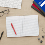 Staples Poly Composition Notebook, 7.5" x 9.75", College Ruled, 80 Sheets, Black (ST55083)