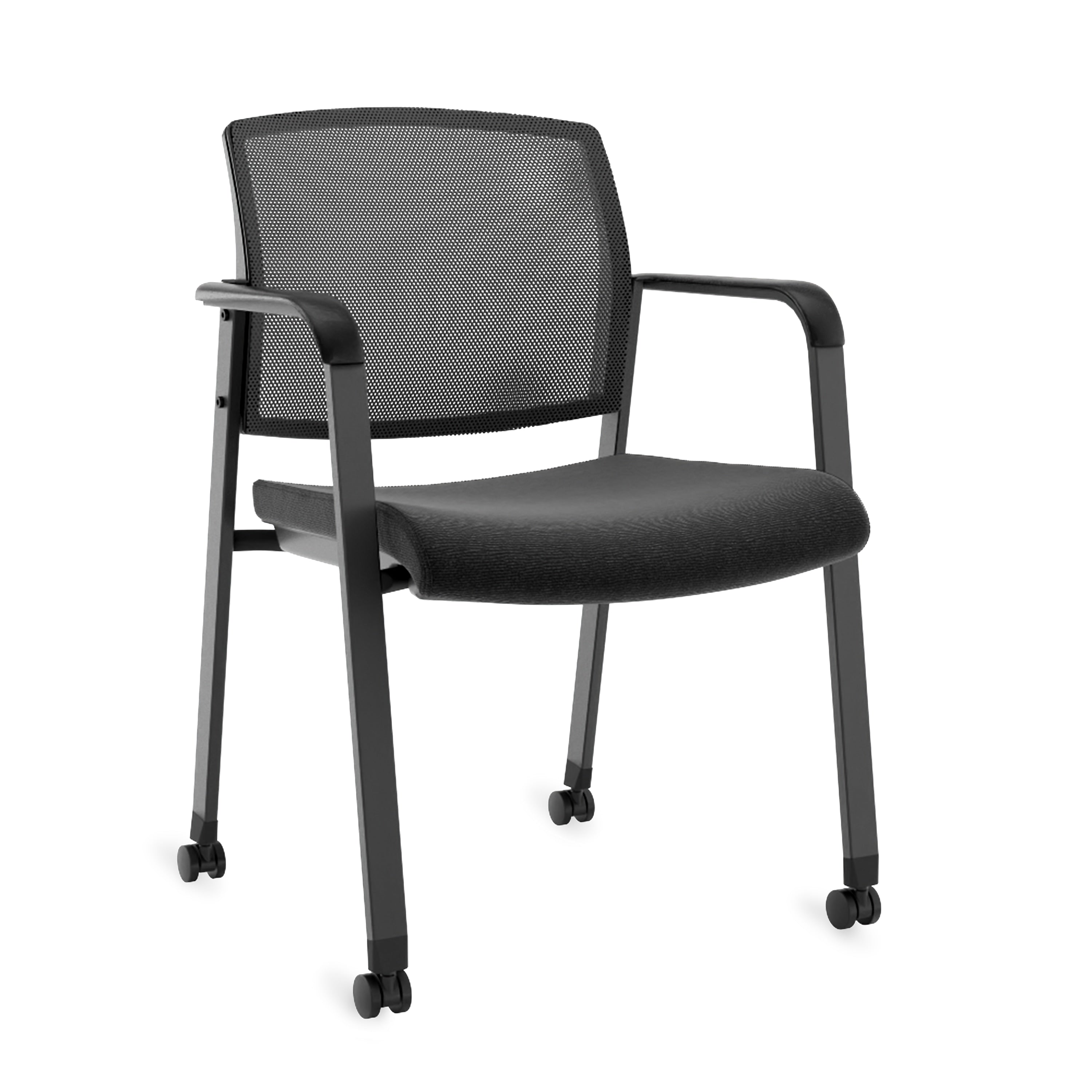 Workplace2.0™ Esler Fabric Guest Chair, Black (UN28355-CC)