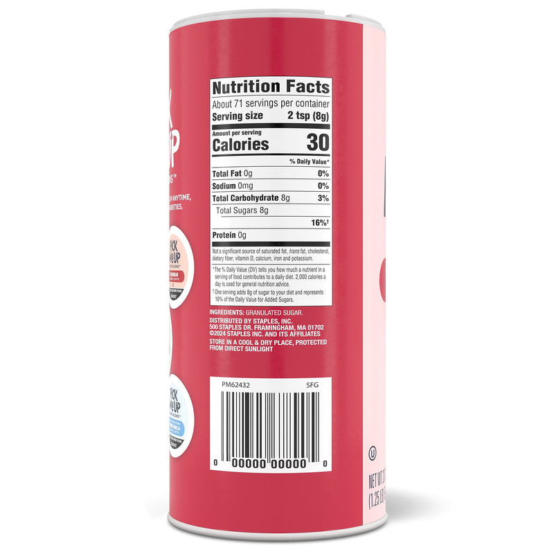 Pick Me Up Provisions™ Pure Sugar, 20 oz. Canister, 24/Carton (PM62433/94205)