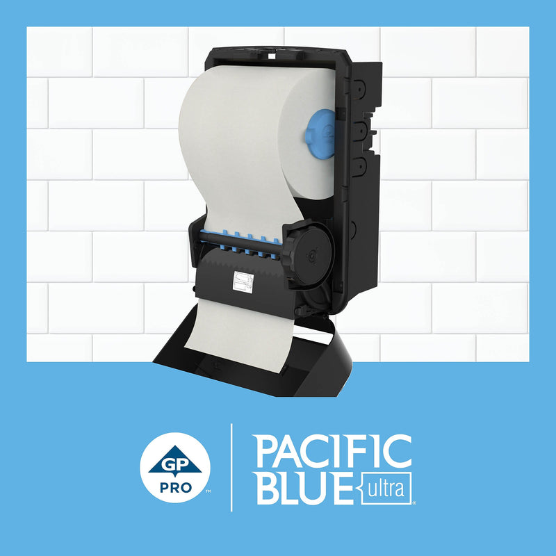 Pacific Blue Ultra 8" High-Capacity Hardwound Paper Towels, 1-Ply, 3 Rolls/Carton (26491)