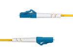 StarTech 5m (16.4ft) LC to LC (UPC) Simplex OS2 Single Mode Fiber Optic Cable, 9/125, Yellow (SPSMLCLC-OS2-5M)