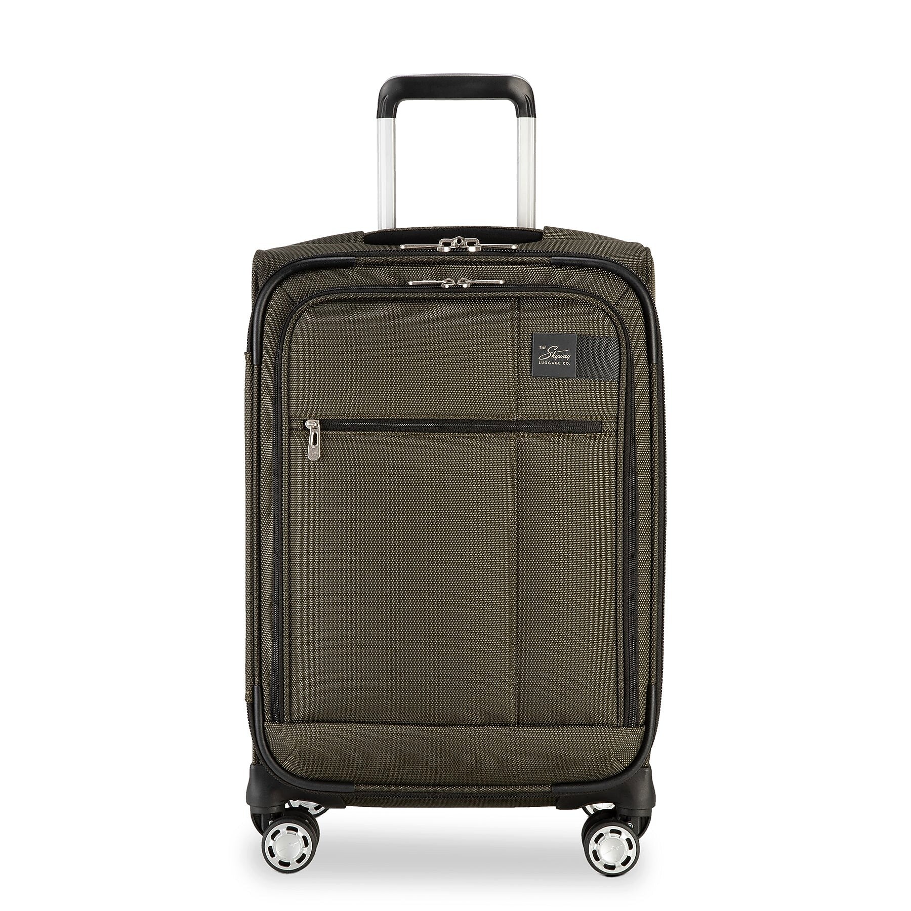 Skyway Luggage Sigma 7.0 20" Carry-On Suitcase, 8-Wheeled Spinner, Pine (177-20"305-4WB)