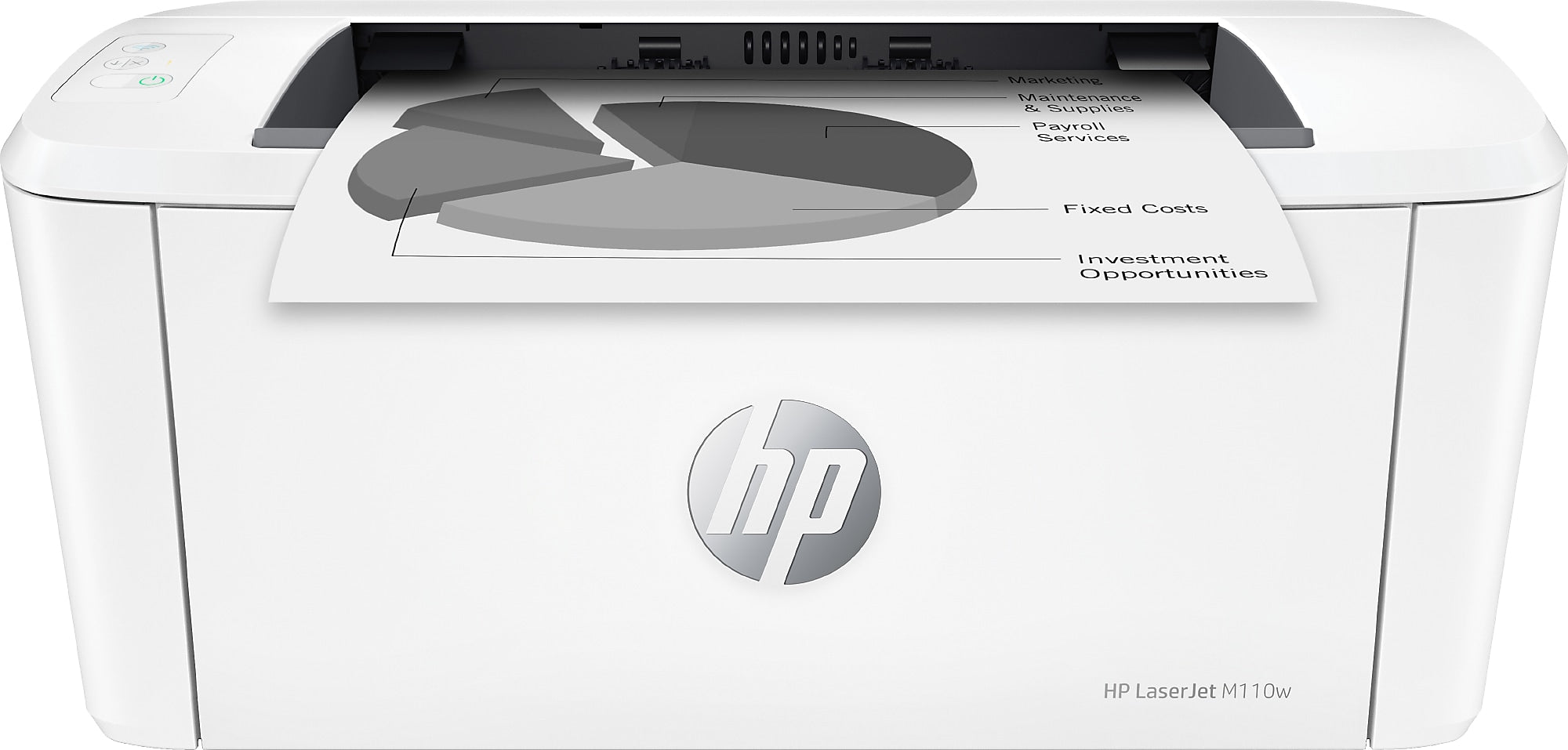 HP LaserJet M110w Wireless Black & White Printer, Print Only, Best for Home Office (7MD66F)