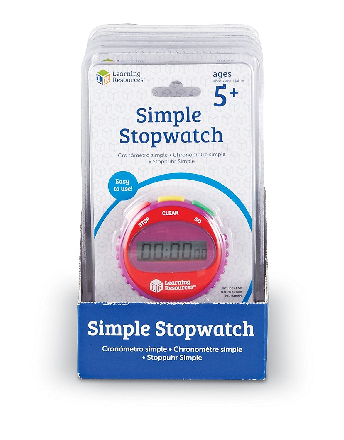 Learning Resources Simple Stopwatch, 6/Set (LER0809)