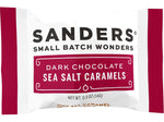 Sanders Small Batch Wonders Snack-Size Sea Salt Dark Chocolate Caramels, 24 oz., 48 Pieces/Box (27162)