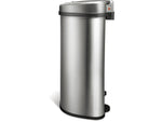 Nine Stars Stainless Steel Dual-Compartment Motion Sensor Trash Can, 18.5-Gallon, Silver (DZT-70-R3)
