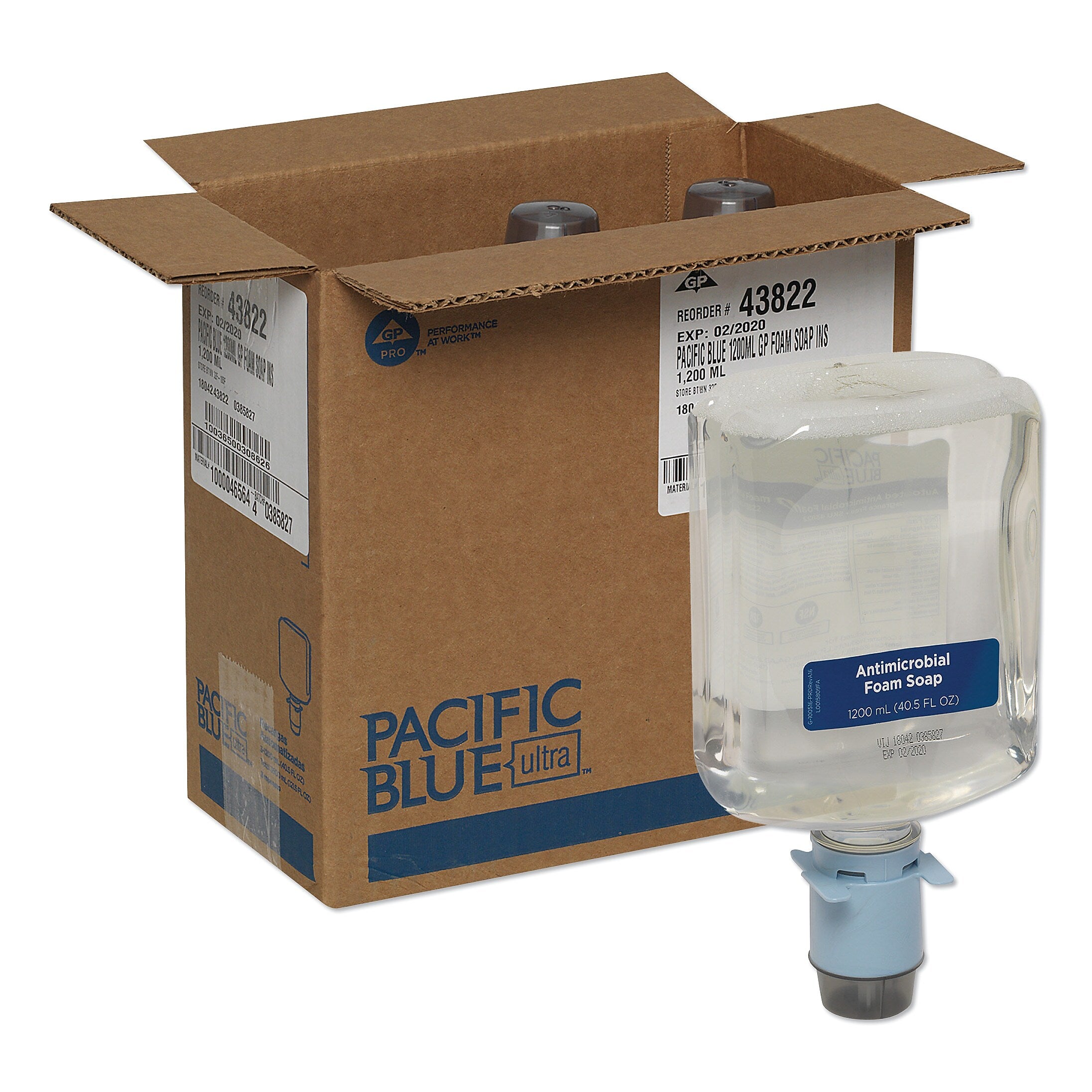 Pacific Blue Ultra Foaming Hand Soap Refill, 3/Carton (GPC43822)