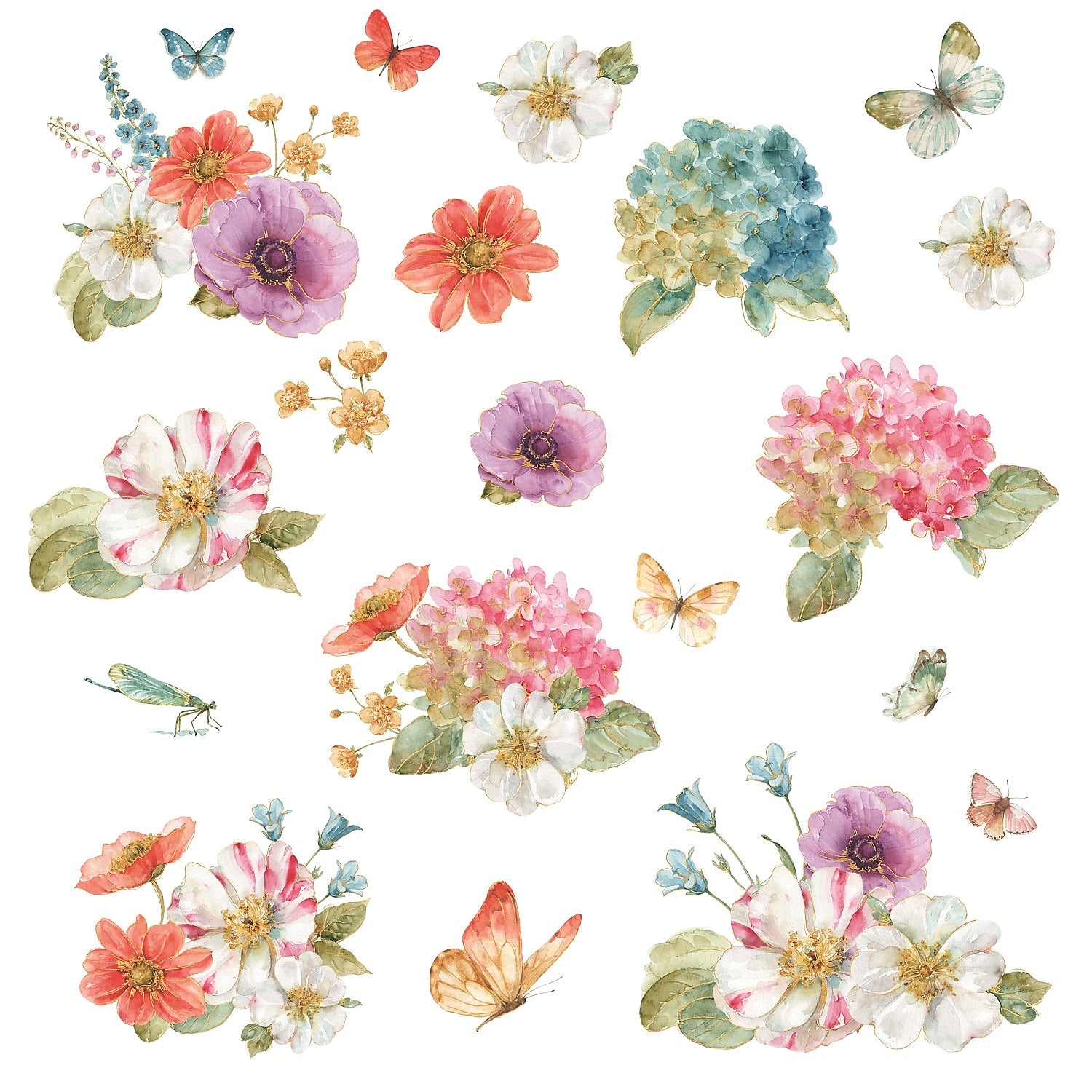 York Wallcoverings Lisa Audit Butterfly Quote Wall Decals (RMK3263SCS)
