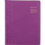 2025-2026 AT-A-GLANCE Contemporary 8.25" x 11" Academic Year Weekly & Monthly Planner, Faux Leather Cover, Purple