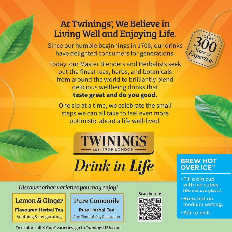 Twinings Pure Peppermint Herbal Tea, Keurig® K-Cup® Pods, 24/Box (TNA85813)