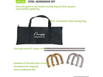 Champion Sports Horseshoes Set, Bronze/Silver (IHS100)