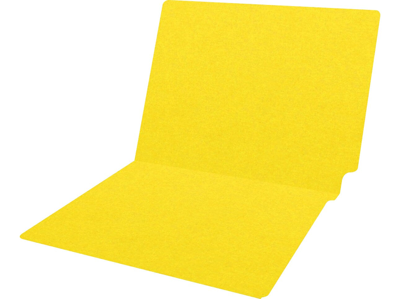 Medical Arts Press Heavy-Duty End Tab File Folder, Straight Cut, Letter-Size, Yellow, 40/Box (S-09458-YLW)
