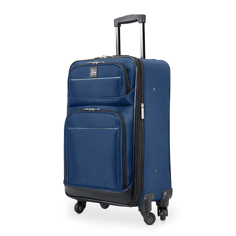 Skyway Luggage Seville 2.0 5-Piece SpinnerLuggage Set, Poseidon Blue (43S-5P-457-SET)