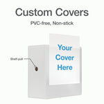Cardinal XtraLife Slant-D Non-Stick Locking ClearVue Heavy Duty 6" 3-Ring View Binders, D-Ring, White (26360)