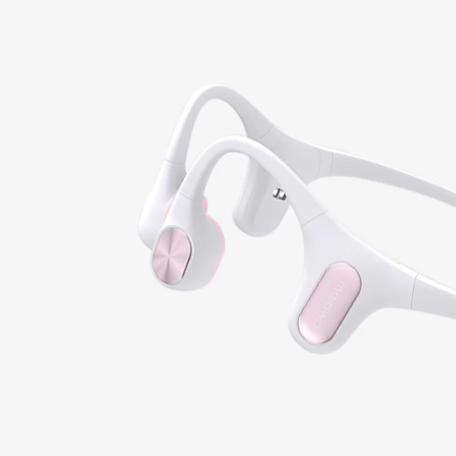 Mojawa Run Air/Mojo 2 Wireless Bone-Conduction Open-Ear Waterproof Headphones, Bluetooth, White (RA-WE-GL-01)