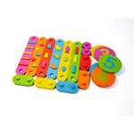 Bintiva Wood Obstacle Course Balance Path, 17/Pack (BNVNMBROBSTC)