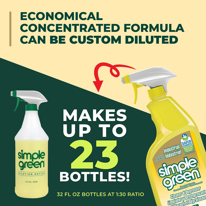 Simple Green Cleaner & Degreaser, Lemon Scent, 24 oz. (SMP14002)