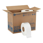 Georgia Pacific Blue Basic Recycled Jumbo Jr. Toilet Paper, 2-Ply, White, 1000 ft./Roll, 8 Rolls/Carton (12798)