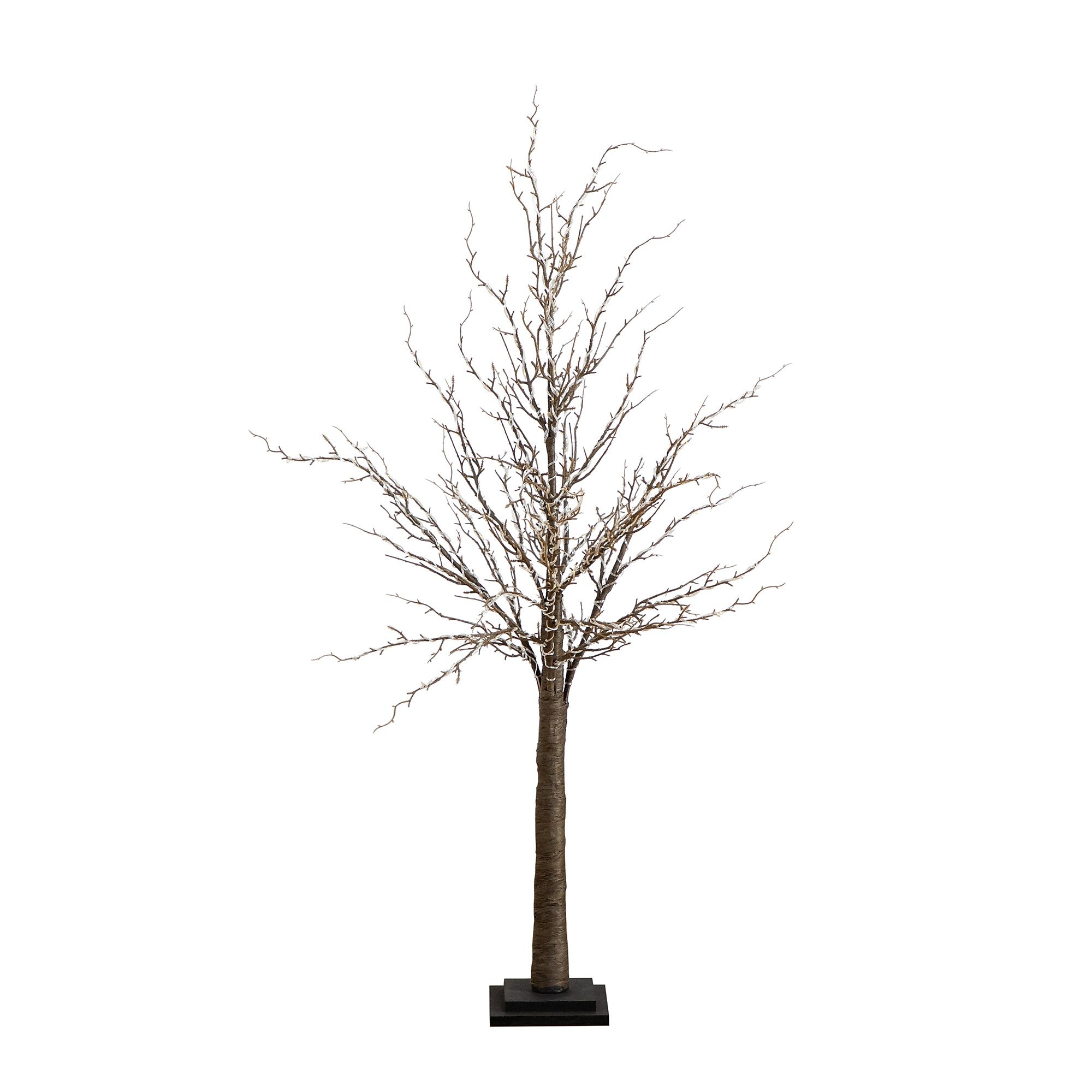 Nearly Natural 4-ft Pre-Lit Artificial Twig Tree with 240 Warm White LED Lights (T4927)
