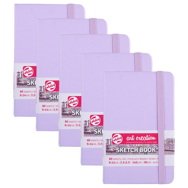 Talens Art Creation 3.5" x 5.5" Sketch Book, 80 Sheets/Book, 5/Bundle (TLN9314131M-5)