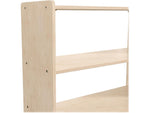 Flash Furniture Bright Beginnings 2-Section Storage Unit, 24.5"H x 31.5"W x 11.75"D, Brown (MK-KE23919-GG)