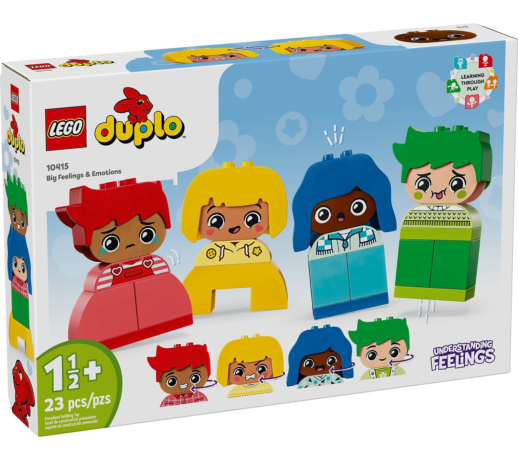 LEGO DUPLO My First Big Feelings & Emotions, 23 Pieces (10415)