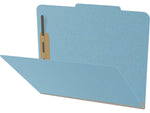 Medical Arts Press Pressboard Classification Folder, 2" Expansion, Letter Size, Blue, 25/Box (DV-T42-02-3BLU)