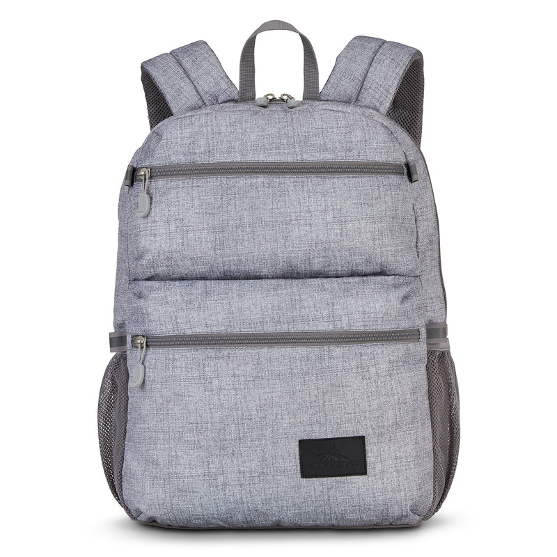 High Sierra Everclass Laptop Backpack, Medium, Silver Heather (150917-8561)