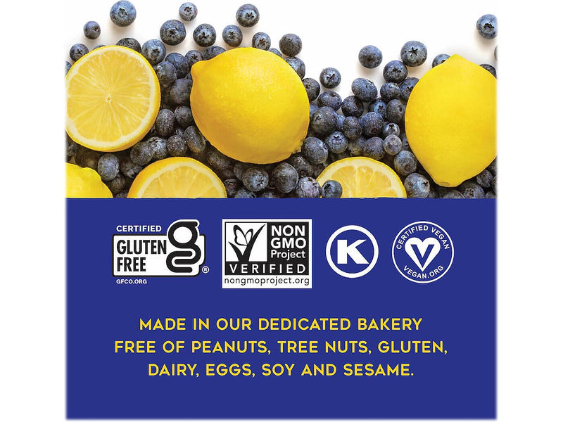 88 Acres Warm 'N' Chewy Gluten-Free Blueberry/Lemon Seed and Oat Bar, 1.6 oz., 9 Bars/Box (315104)