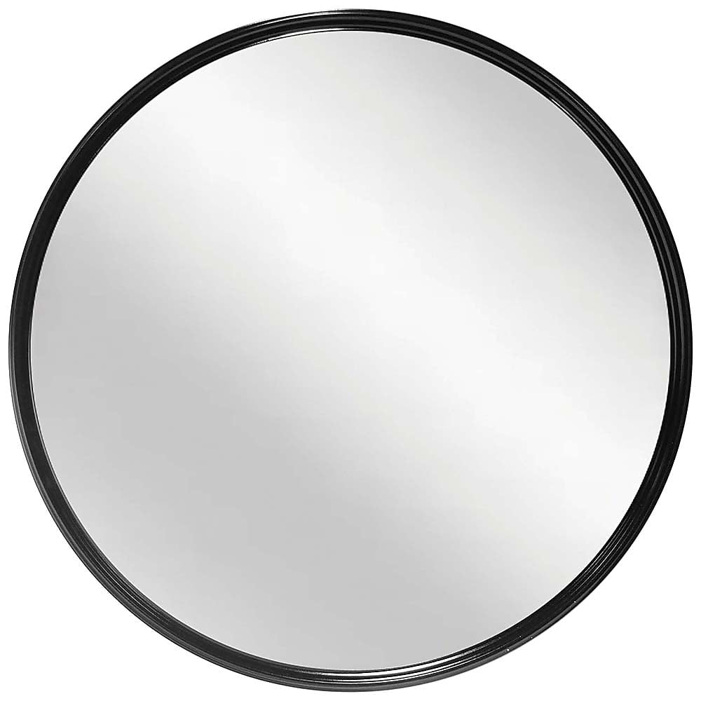Infinity Instruments Deep Frame Metal Wall Mirror, 24" (20216BK)