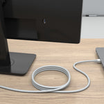 Staples TECH 7 ft. Cat-6 Ethernet Cable, Male to Male, Gray (ST62453)