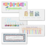 "All Occasion Currency Envelopes" Assorted Pack w/ White Envelopes, 250/Pk