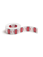 Smead BCCRN Color Coded Numeric Labels, 1" x 1.25", Red, 500/Roll (67371)