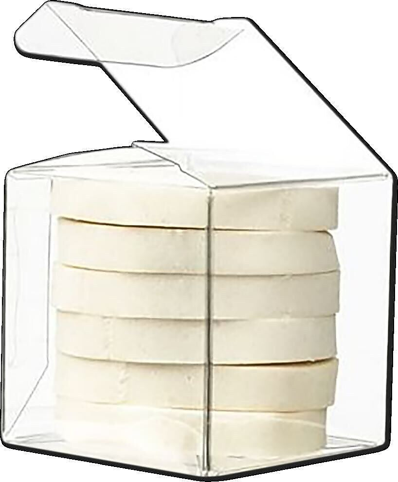 JAM Paper Pop & Lock Top Clear Gift Boxes, 2" x 2" x 2", 25/pack (CB-PLB104)