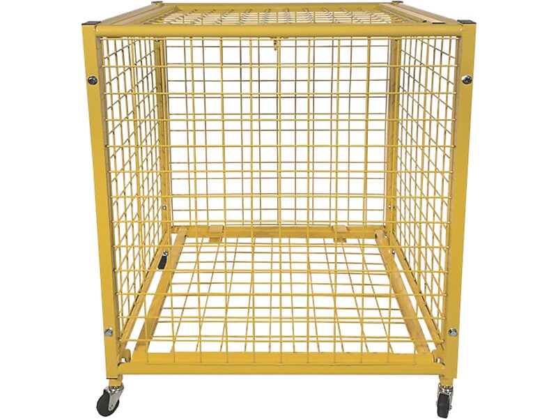 Champion Sports Half-Size Ball Locker, Yellow (LRCS)
