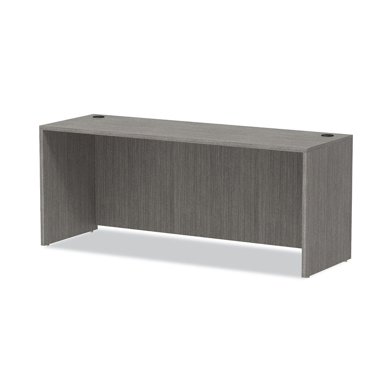 Alera Alera Valencia Series Credenza Shell, 70.88w x 23.63d x 29.5h, Gray