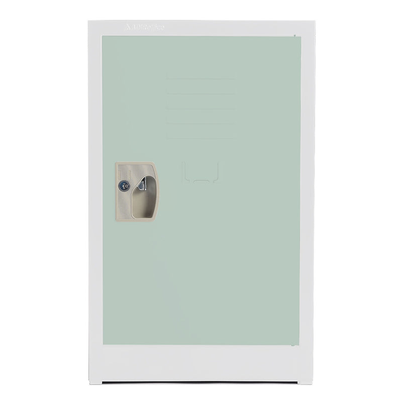 AdirOffice 24"H Single Tier Misty Green Storage Locker (ADI629-02-MGRN-DL)