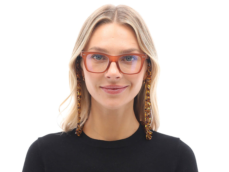 SAV VK Couture Blue Light +2.50 Reading Glasses, Matte Brown (EVKB13)