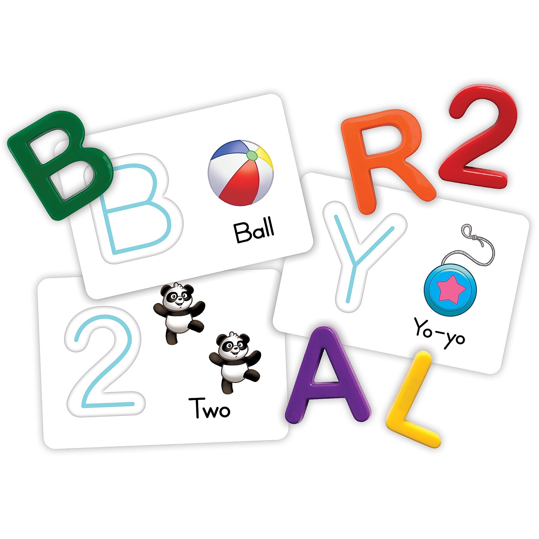 Teacher Created Resources Alphabet & Numbers Learning Cards, 75/Set (TCR21034)