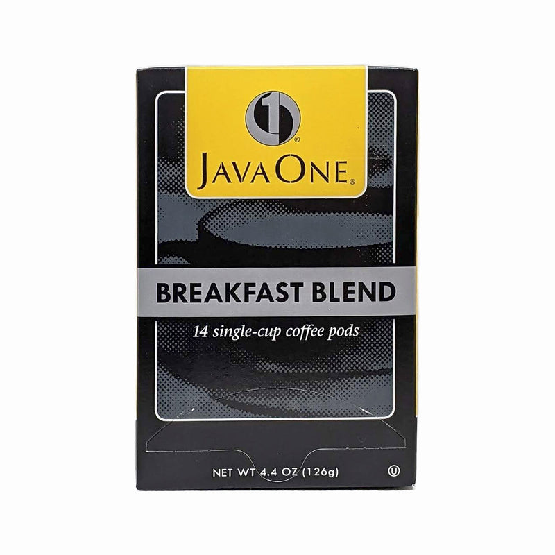 JavaOne Breakfast Blend Coffee Soft Pods, Light Roast, 84/Carton (JTC30106CT)