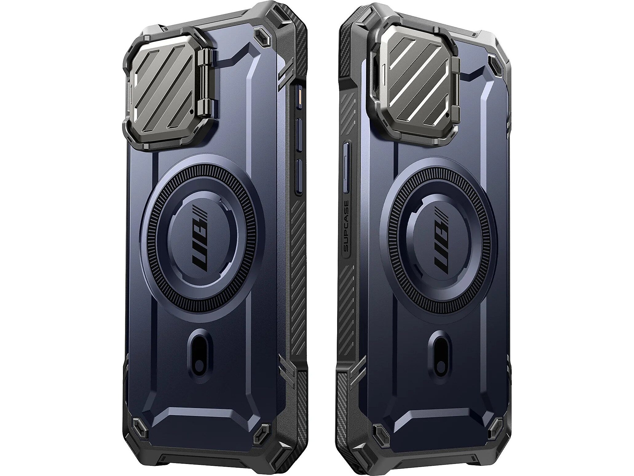 SUPCASE Unicorn Beetle MAG XT Rugged Case for iPhone 15 Pro, Shock-Absorbing, Dark Blue