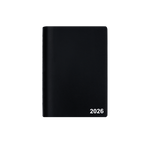 2026 Staples 5" x 8" Daily Appointment Book, Black (ST58452-26)
