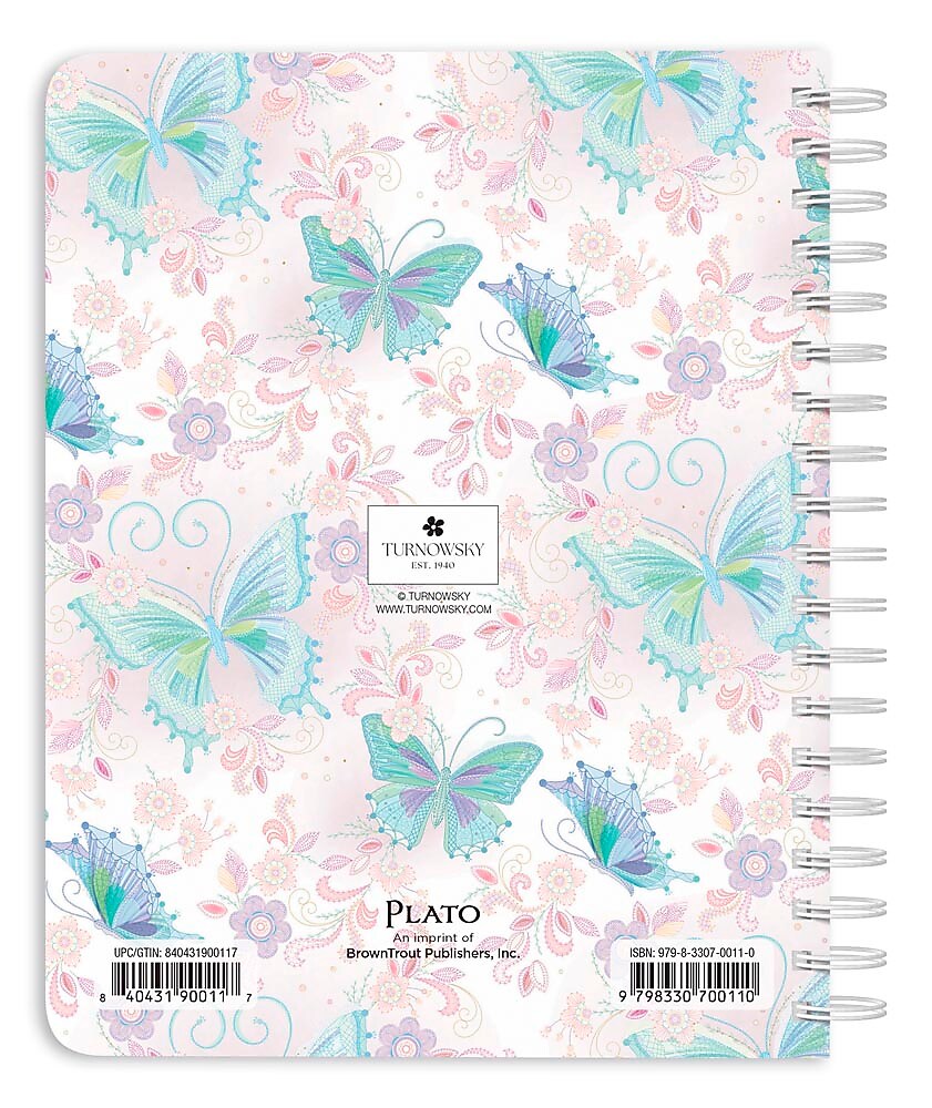 2025-2026 Plato House of Turnowsky 6" x 7.75" Academic Year Weekly Planner, Multicolored (9798330700110)