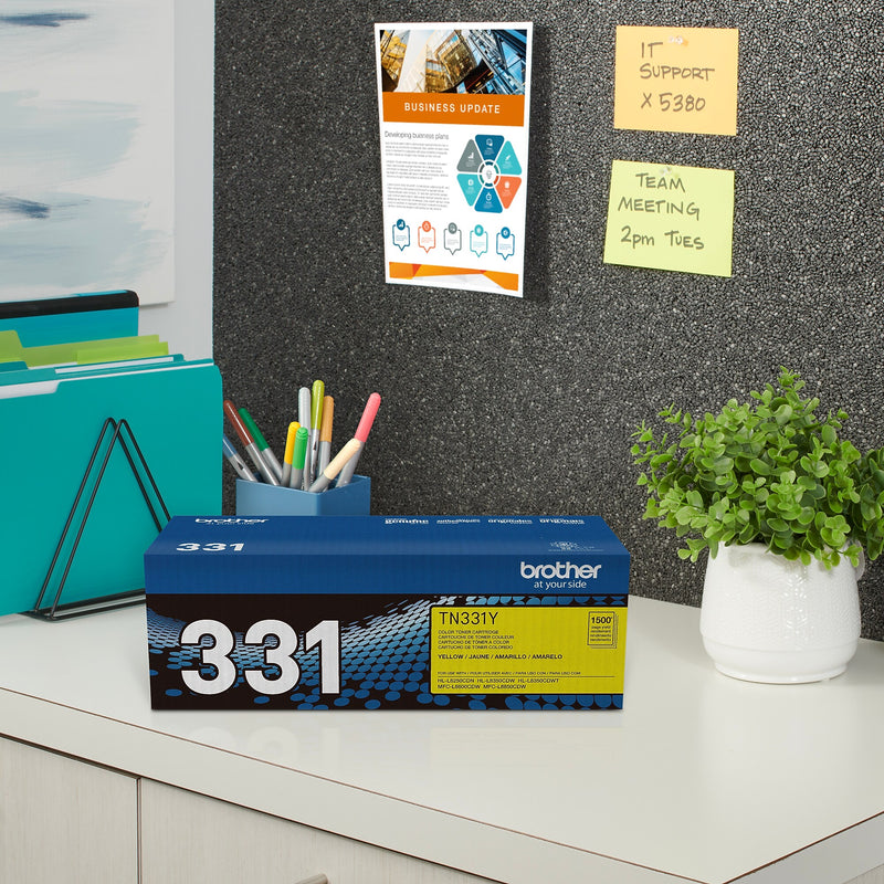 Brother TN-331 Yellow Standard Yield Toner Cartridge   (TN331Y)