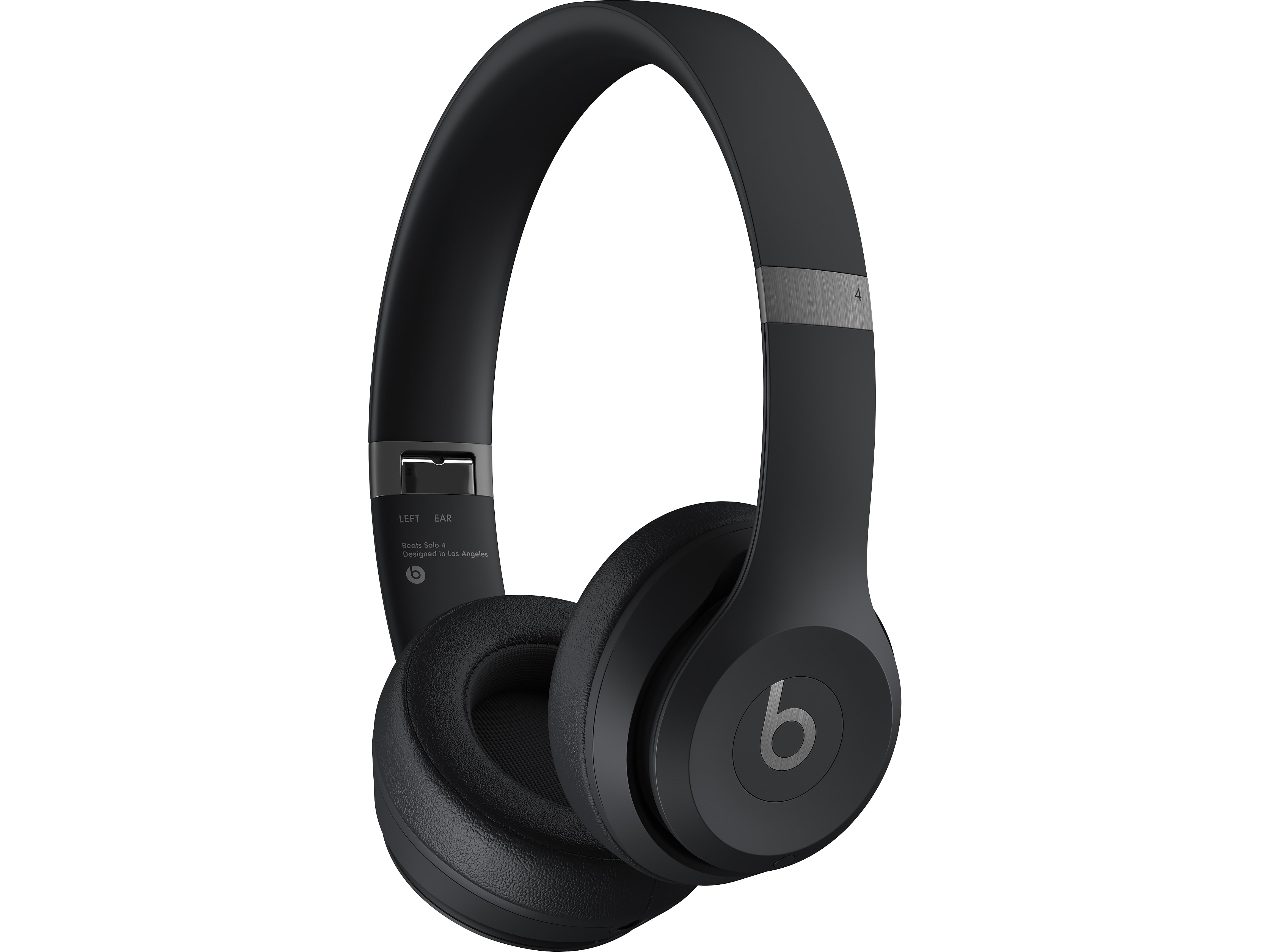 Beats Solo 4 Wireless On-Ear Headphones, Bluetooth, Matte Black (MUW23LL/A)