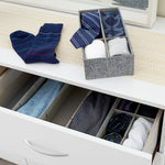 Household Essentials Drawer Organizers, Graphite, 3/Pack (752-1)